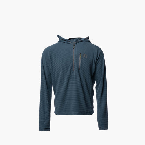 Gator Waders Mens Storm Waypoint Grid Fleece 1/2 Zip Hoodie