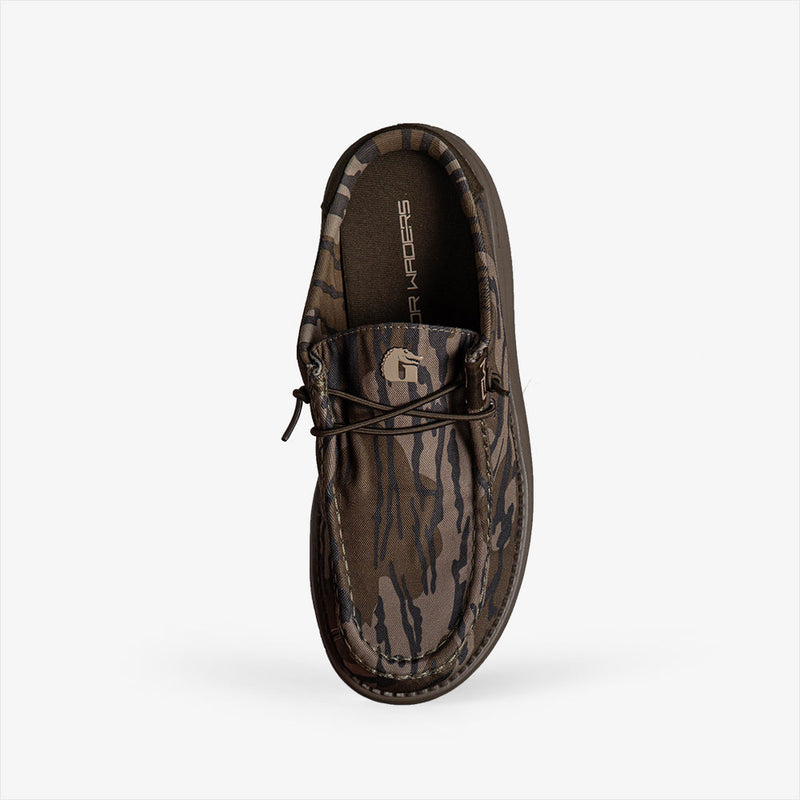 Load image into Gallery viewer, Gator Waders Mens Heather Mossy Oak Original Bottomland Outback Series Camp Shoes
