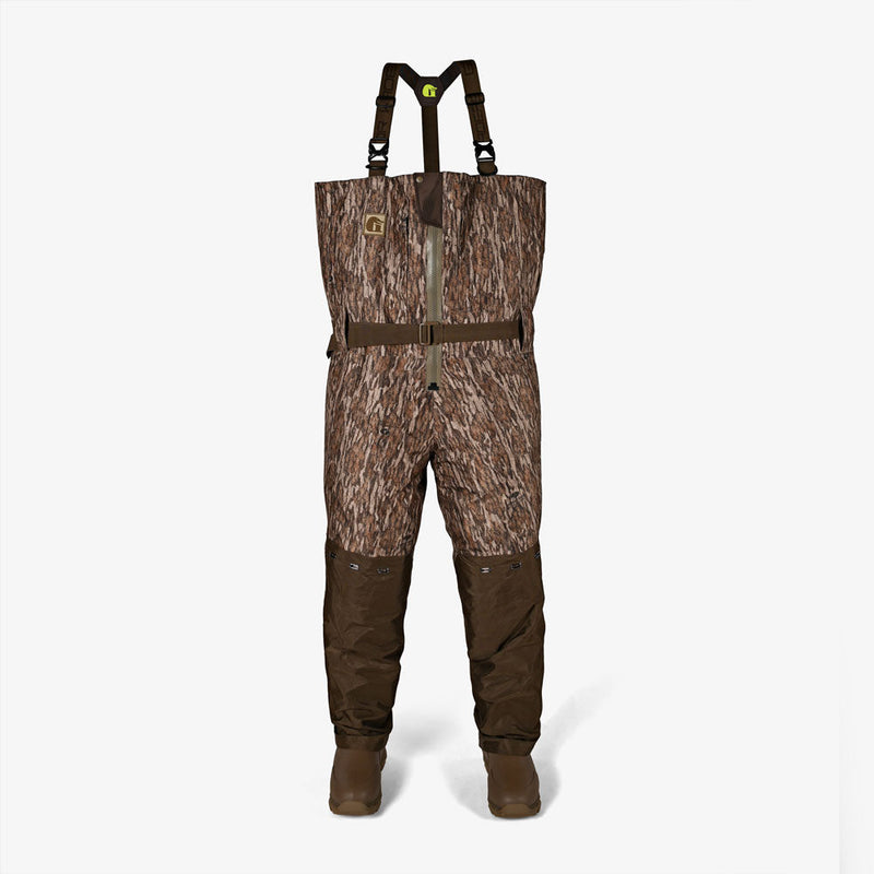 Load image into Gallery viewer, Gator Waders Mens Mossy Oak Bottomland Omega Uninsulated Zip Wader
