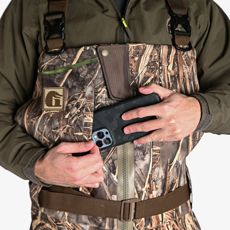 Load image into Gallery viewer, Gator Waders Mens Realtree Max-7 Omega Uninsulated Zip Wader
