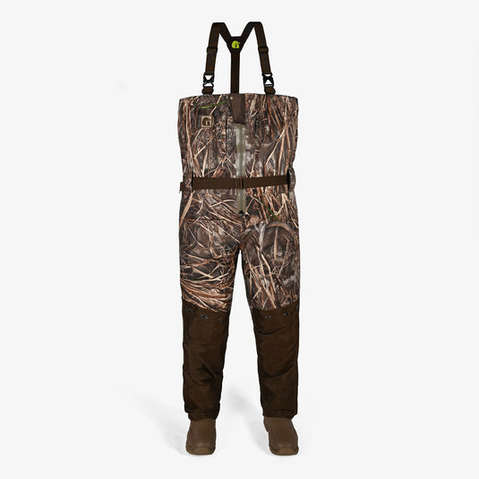 Gator Waders Mens Realtree Max-7 Omega Uninsulated Zip Wader