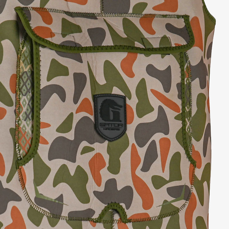 Load image into Gallery viewer, Gator Waders Mens Old School Camo Retro Waders
