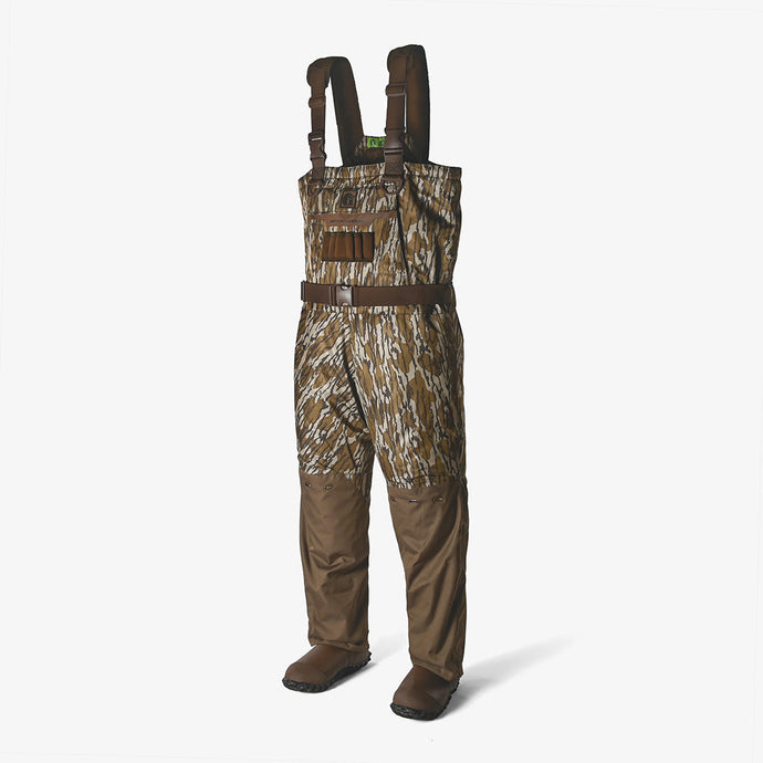 Gator Waders Mens Mossy Oak Original Bottomland Shield Insulated Waders