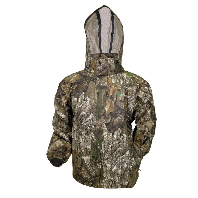 Load image into Gallery viewer, Frogg Toggs Mens Realtree APX Pro Action Hooded Waterproof Jacket
