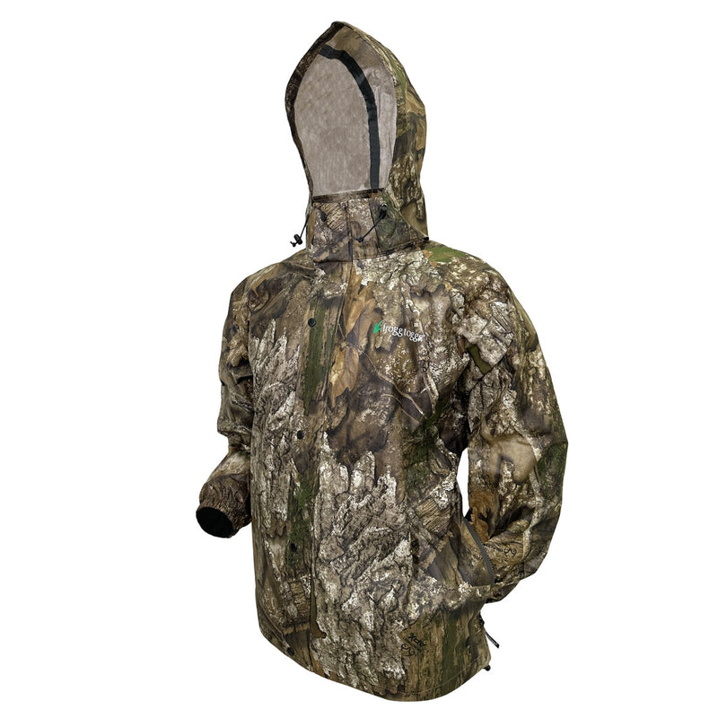 Load image into Gallery viewer, Frogg Toggs Mens Realtree APX Pro Action Hooded Waterproof Jacket
