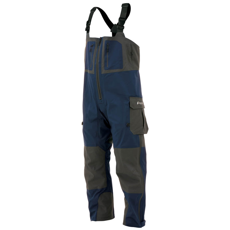 Load image into Gallery viewer, Frogg Toggs Mens Slate and Dust Blue Pilot II Waterproof Guide Bib
