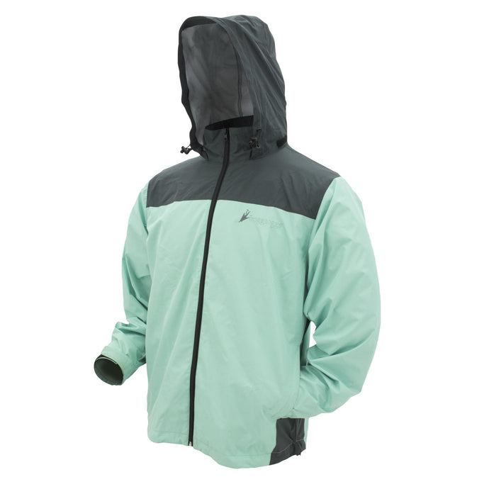 Frogg Toggs Womens Seafoam and Gray River Toadz Waterproof Jacket