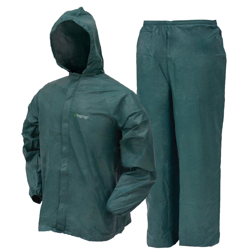 Load image into Gallery viewer, Frogg Toggs Mens Green Ultra-Lite2 Waterproof Rain Suit
