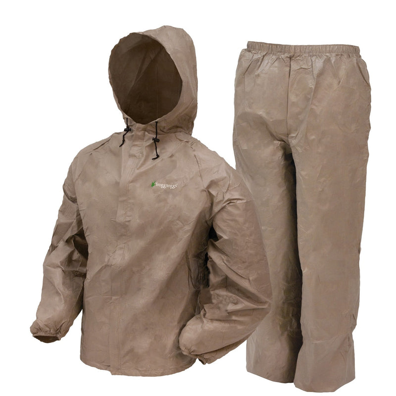 Load image into Gallery viewer, Frogg Toggs Mens Khaki Ultra-Lite2 Waterproof Rain Suit
