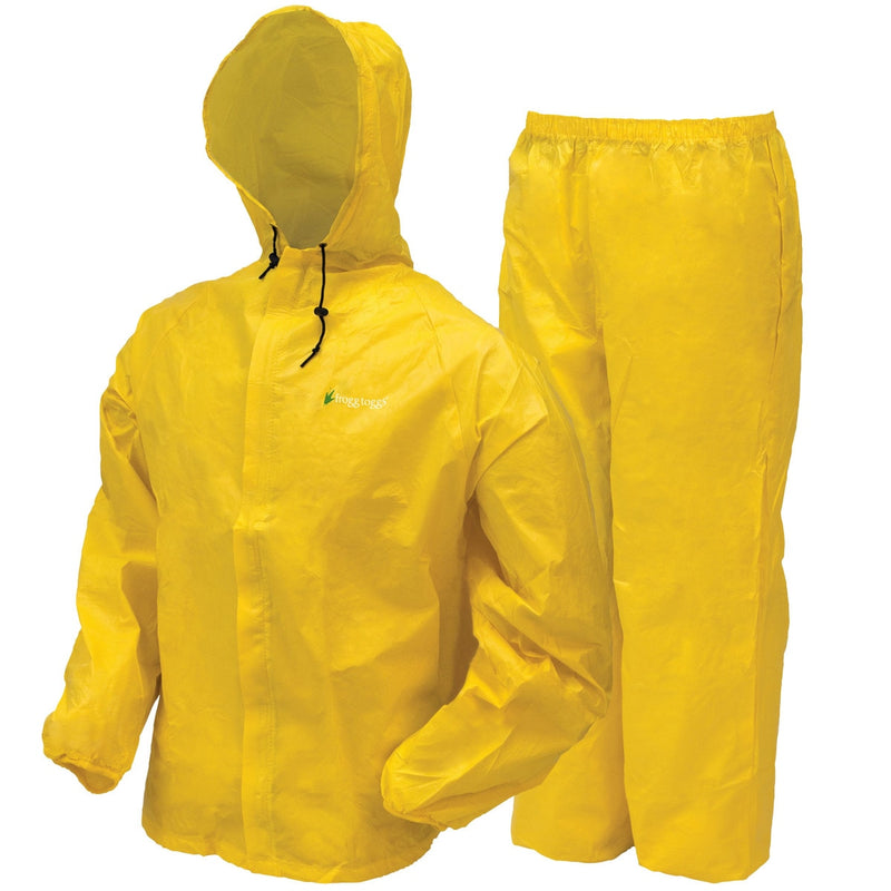 Load image into Gallery viewer, Frogg Toggs Youth Yellow Ultra-Lite Rain Suit
