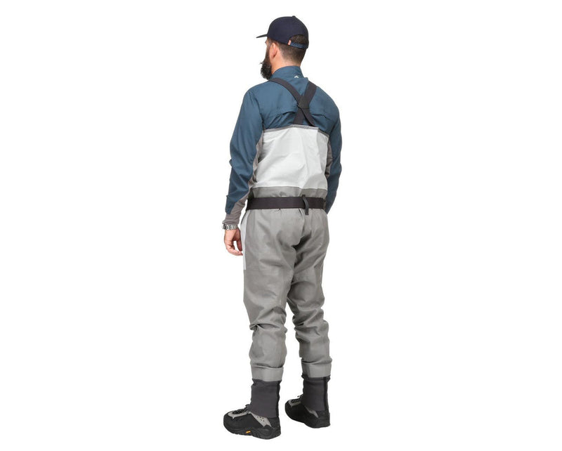 Load image into Gallery viewer, Simms G3 Guide Vibram Sole Bootfoot Chest Waders - Light Grey
