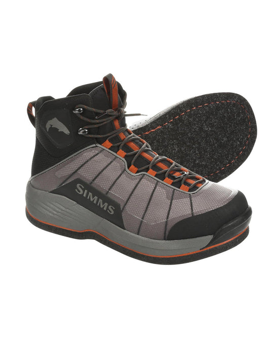 Simms Flyweight Felt Sole Wading Boots - Steel Grey
