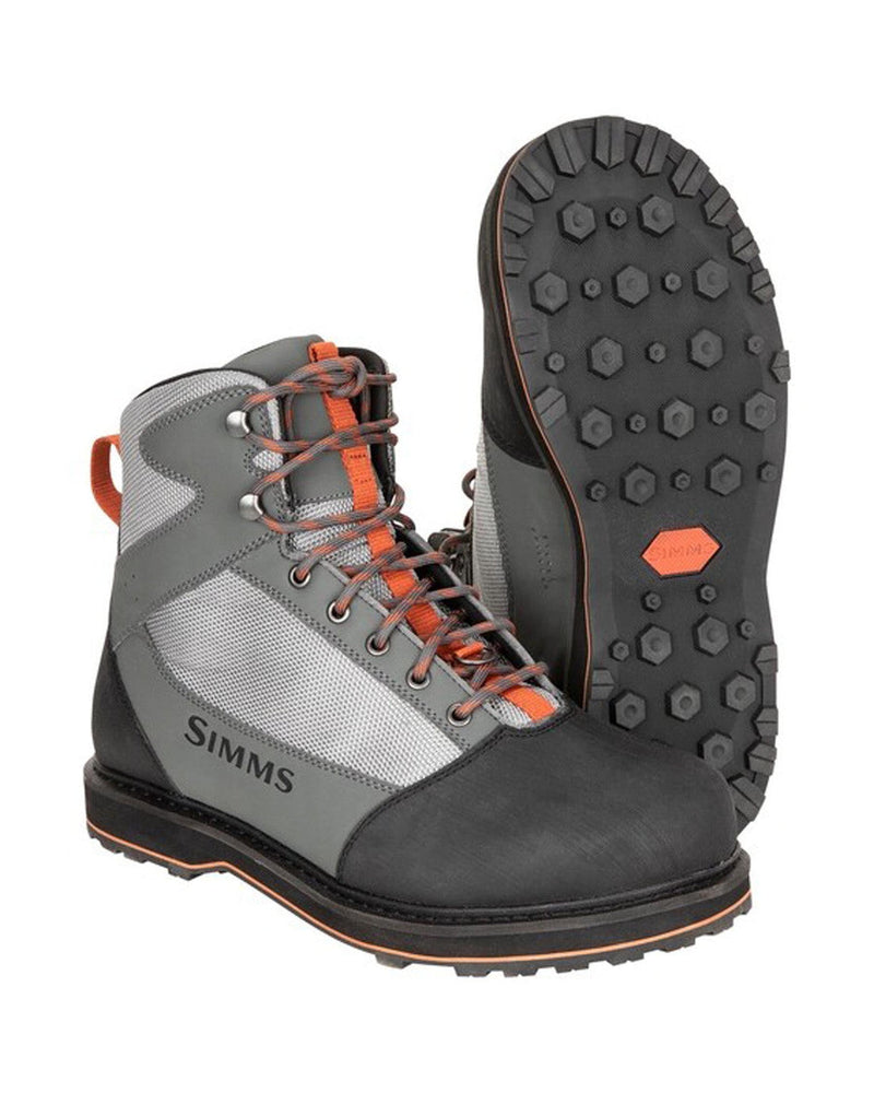 Load image into Gallery viewer, Simms Tributary Rubber Sole Wading Boots - Striker Grey
