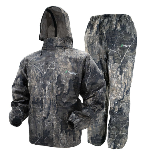 Frogg Toggs Mens Realtree Timber Classic All-Sport Rain Suit - SHORT