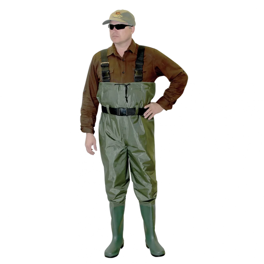 Chest Fishing Waders with Cleated Sole for sale