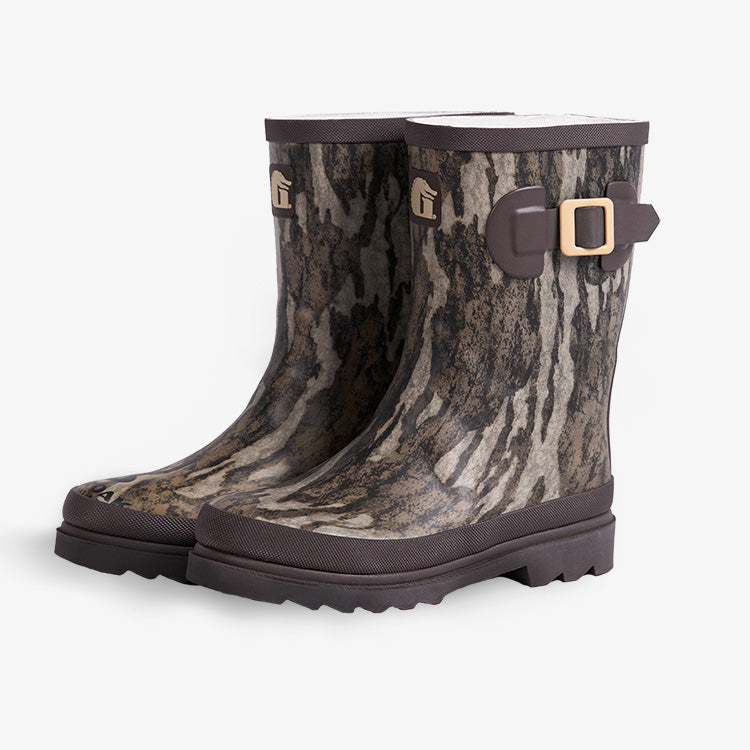 Load image into Gallery viewer, Gator Waders Youth Mossy Oak Bottomland Rain Boots
