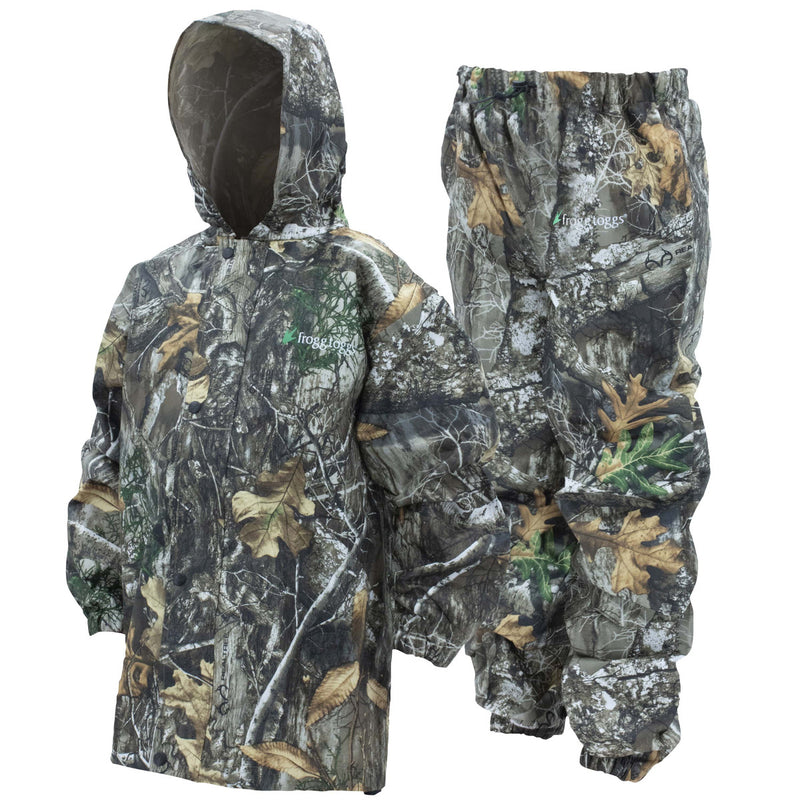 Load image into Gallery viewer, Frogg Toggs Youth Camo Polly Woggs Rain Suit

