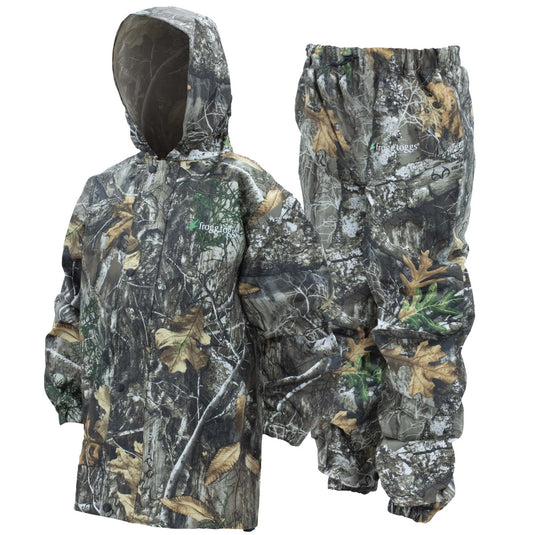Frogg Toggs Youth Camo Polly Woggs Rain Suit