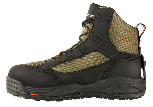 Korkers Mens Olive/Black Greenback Wading Boots with Kling-On Soles
