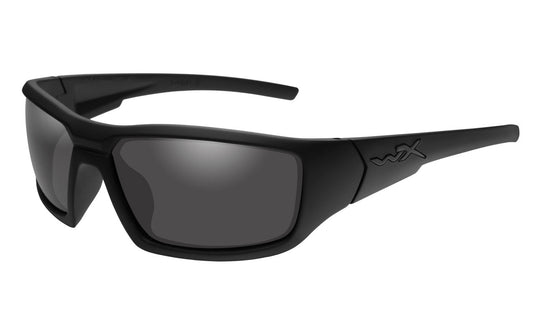 Wiley X WX Censor Sunglasses - Matte Black Frame/Black Ops Polarized Smoke Grey Lenses