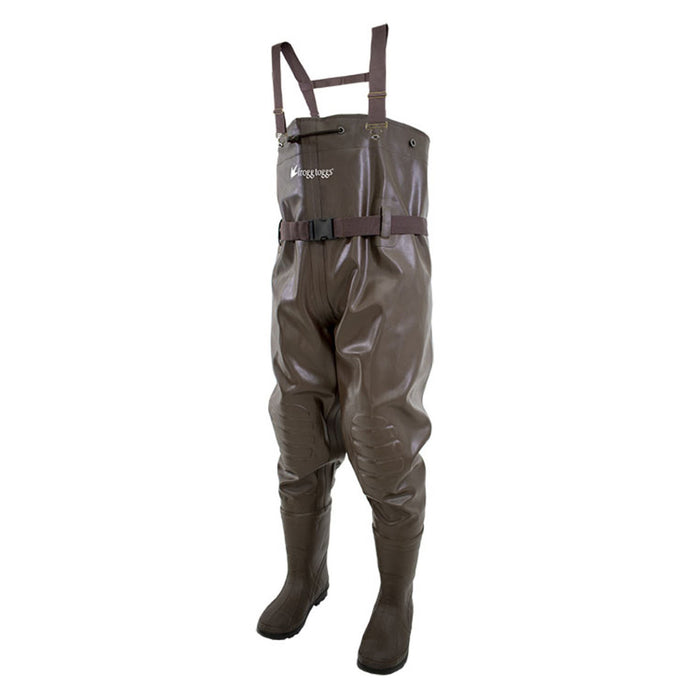 Frogg Toggs Mens Brown Cascade Elite Bootfoot Lug Sole Chest Waders