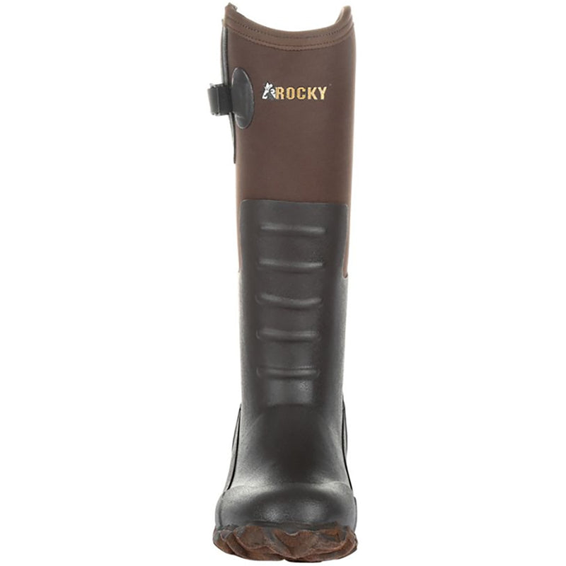 Load image into Gallery viewer, Rocky Womens Dark Brown Core Chore Rubber Outdoor Boots
