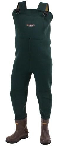 Load image into Gallery viewer, Frogg Toggs Mens Forest Green Amphib 3.5mm Neoprene Felt Bootfoot Chest Waders
