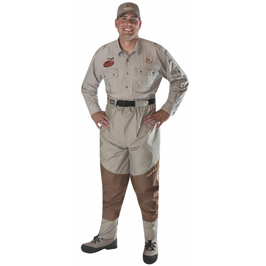 Man modeling Deluxe Breathable Wader Pants