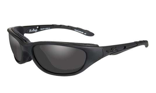 Wiley X Airrage Sunglasses - Matte Black Frame/Black Ops Smoke Grey Lenses