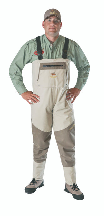 Man modeling Northern Guide Breathable Stockingfoot Waders
