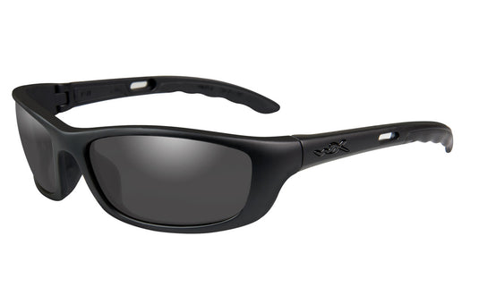 Wiley X P-17 Sunglasses - Matte Black Frame/Black Ops Smoke Grey Lenses