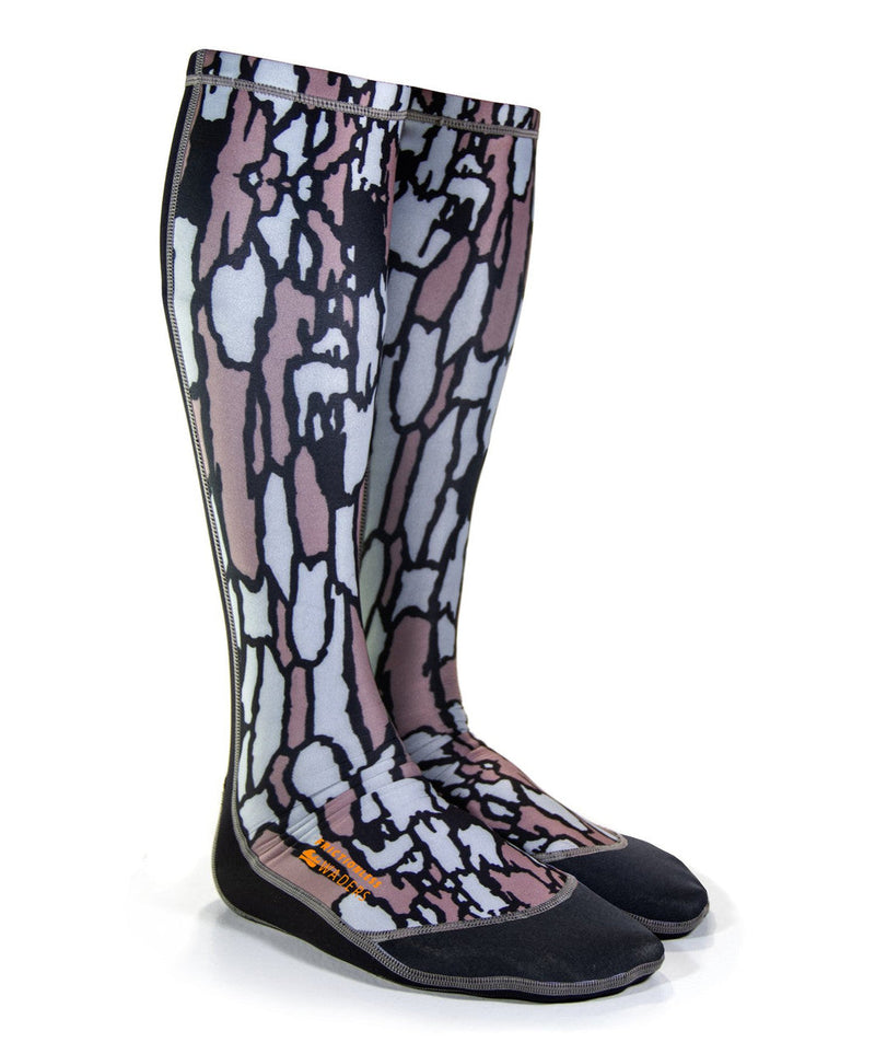 Load image into Gallery viewer, WORN Camouflage Frictionless 1.5mm Neoprene Wader Socks
