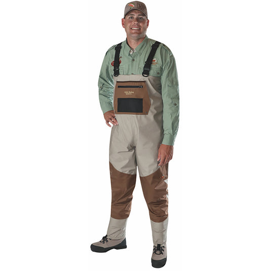 Man modeling Deluxe Stockingfoot Breathable Waders 