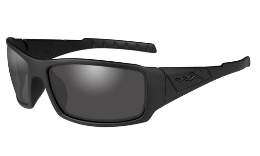 Wiley X Twisted Sunglasses - Matte Black Frame/Black Ops Smoke Grey Lenses
