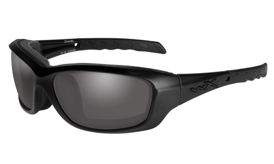 Wiley X WX Gravity Sunglasses - Matte Black Frame/Black Ops Smoke Grey Lenses