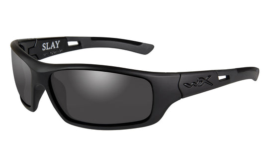 Wiley X Slay Sunglasses - Matte Black Frame/Black Ops Smoke Grey Lenses