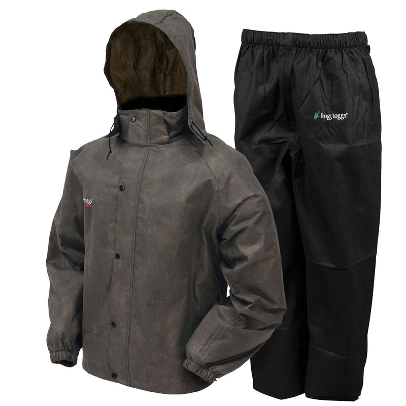 Frogg Toggs All Sport Rain Suit Blacktip Black Large