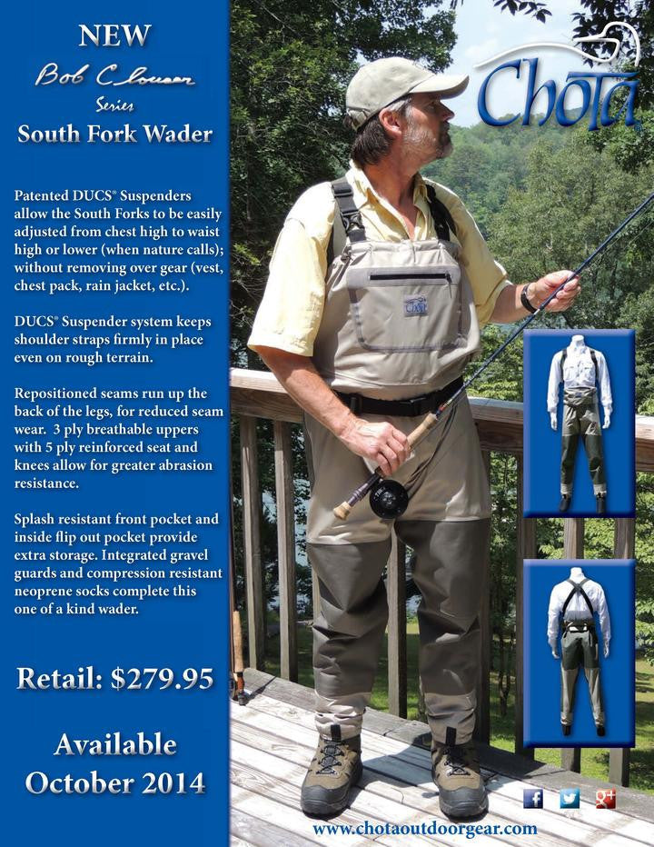 Load image into Gallery viewer, Chota Bob Clouser Series South Fork Waders - Tan/Brown
