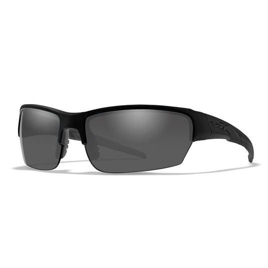 Wiley X WX Saint Sunglasses - Matte Black Frame/Black Ops  Smoke Grey Lenses