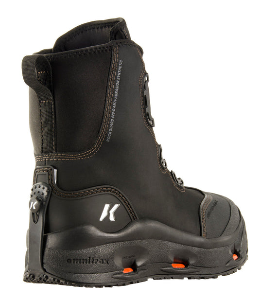 Korkers Devil's Canyon Wading Boots with Kling-On & Studded Kling-On Soles - Black