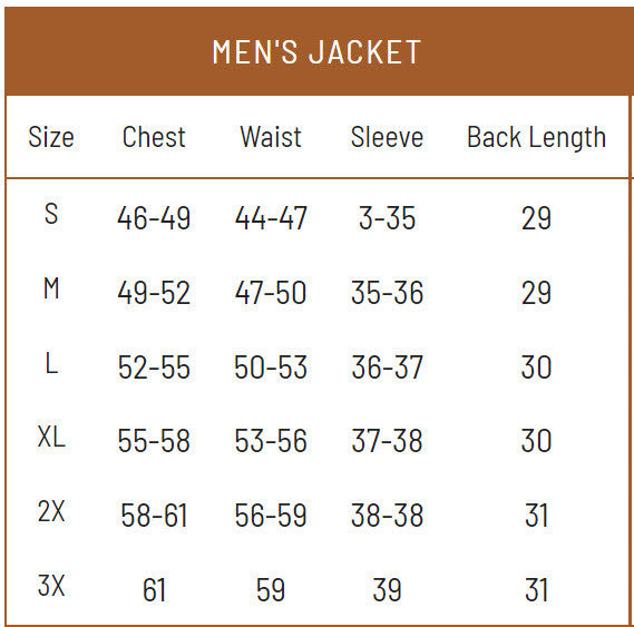 Load image into Gallery viewer, Frogg Toggs Mens Java Toadz 2.5 Jacket - Solids Size Chart
