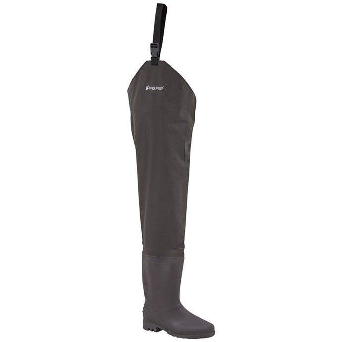 Frogg Toggs Mens Brown Rana II PVC Cleated Bootfoot Hip Waders