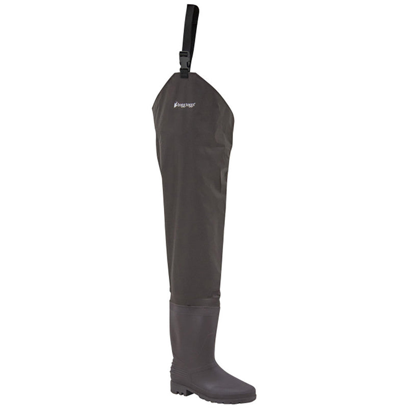 Load image into Gallery viewer, Frogg Toggs Mens Brown Rana II PVC Cleated Bootfoot Hip Waders
