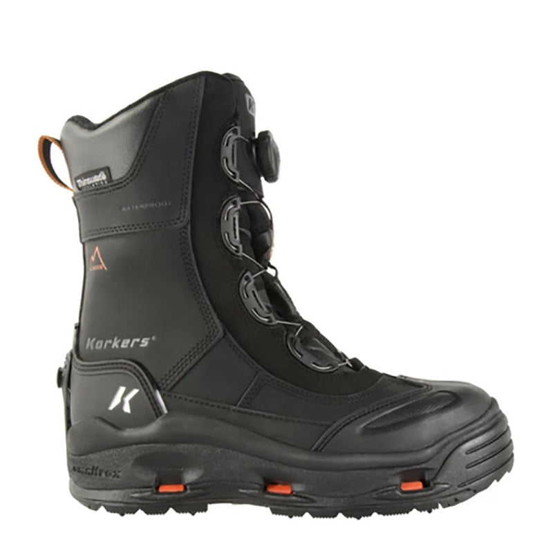 Load image into Gallery viewer, Korkers Icejack Pro Winter Work Boots - Black
