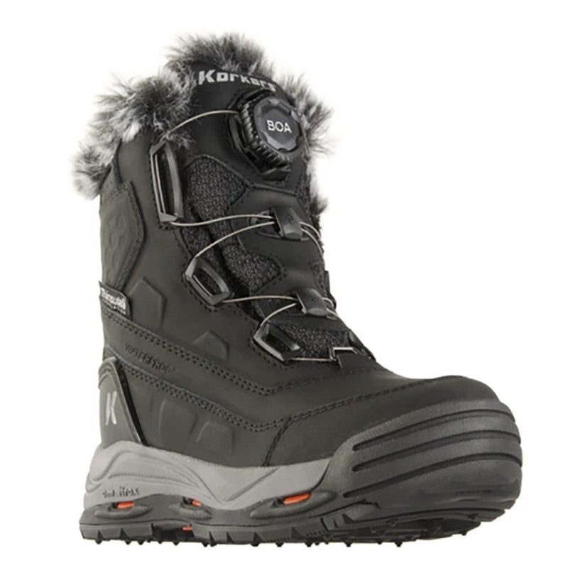 Load image into Gallery viewer, Korkers Women&#39;s Snowmeggedon Boot - Black/Grey
