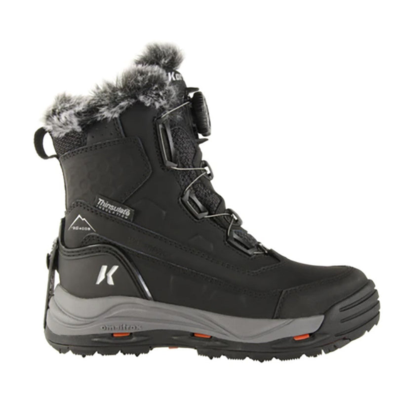 Load image into Gallery viewer, Korkers Women&#39;s Snowmeggedon Boot - Black/Grey
