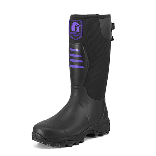 Gator Waders Womens Purple Everglade 2.0 Uninsulated Rubber Boots