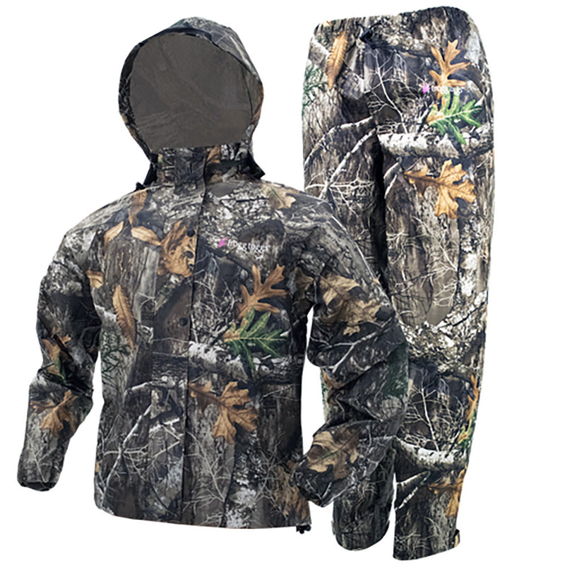 Load image into Gallery viewer, Frogg Toggs Womens Realtree Edge All-Purpose Rain Suit
