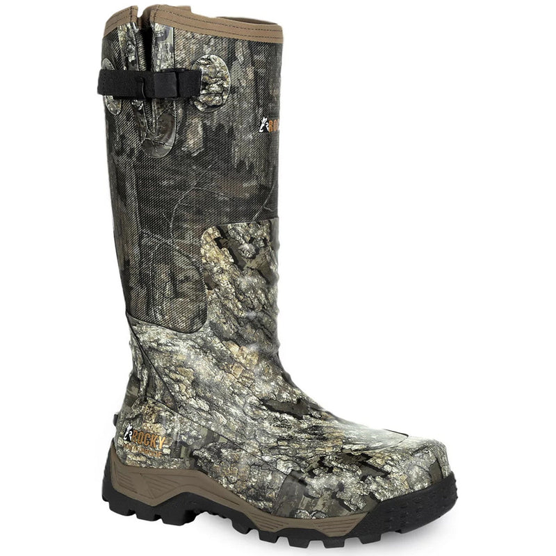Load image into Gallery viewer, Rocky Mens Realtree Timber Pro Pull-On Rubber Snake Boots
