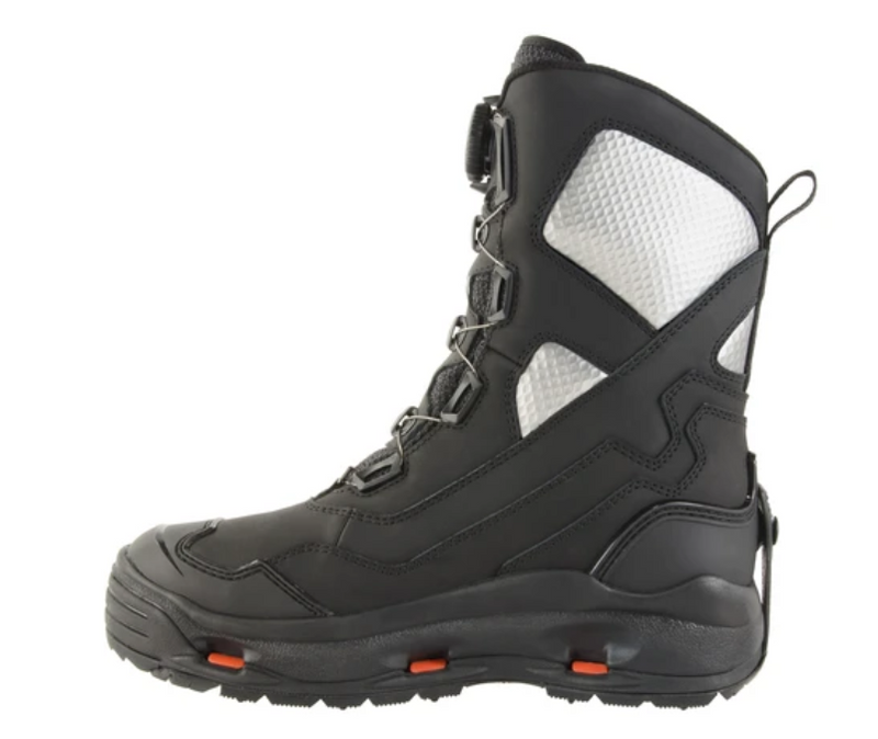 Korkers Polar Vortex 1200 Gram Boot Black Silver Waders Korkers polar vortex 1200 gram boot black silver waders